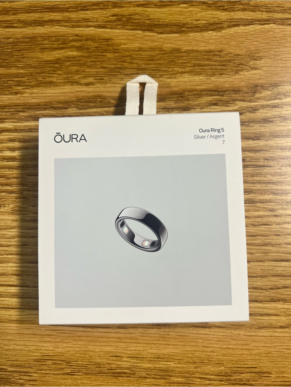 [100% NEW/SEALED] Oura ring 5 Silver size 7